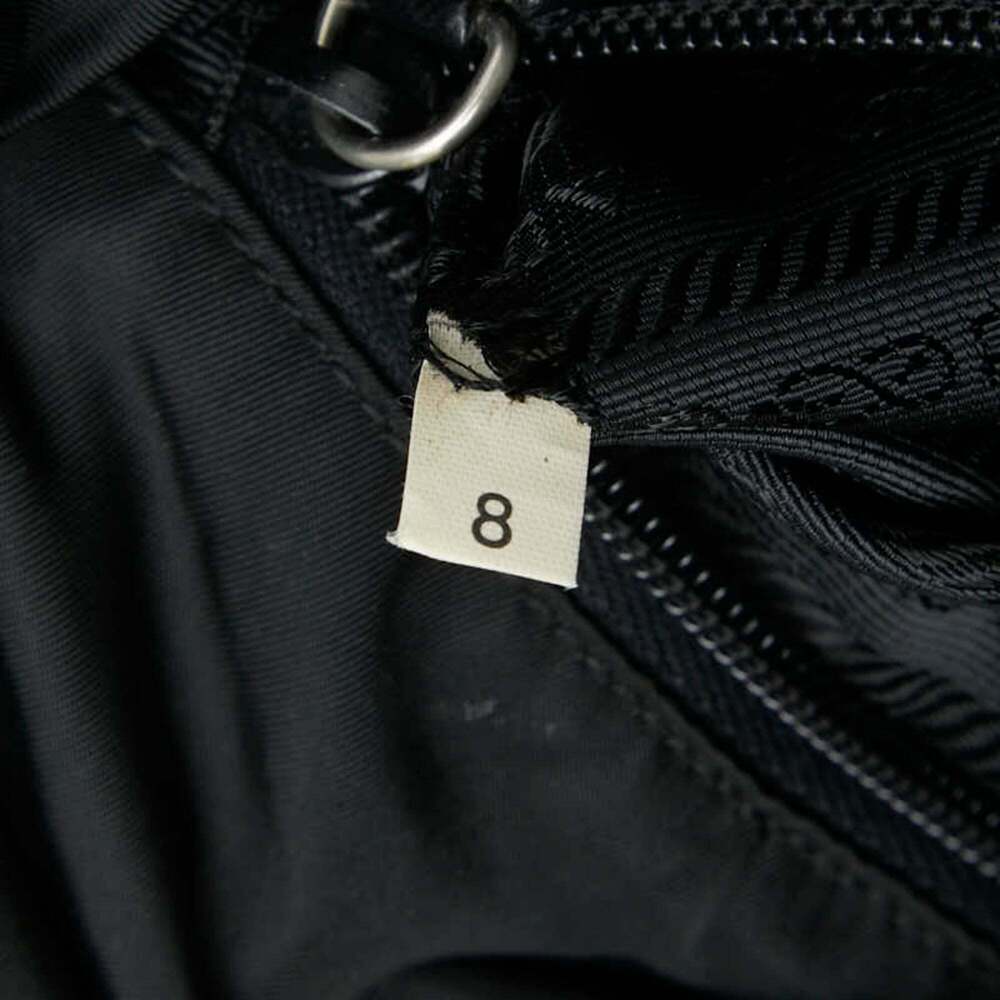 PRADA Black Leather Shoulder Bag - Picture 8 of 8